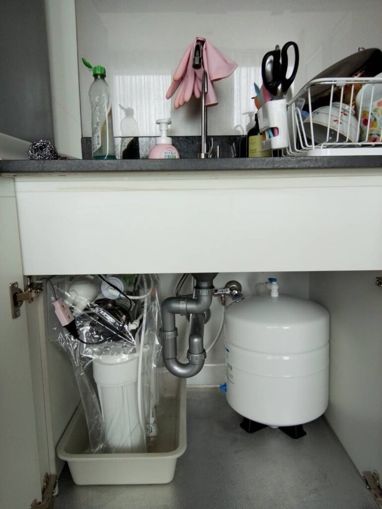 バンコクスクムビット23に在住のMilitary様宅のCKMA浄水器の設置後の写真