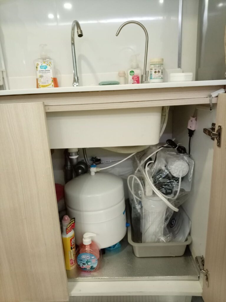 Sakura Suites在住のH様宅でのCKMA浄水器設置後の写真