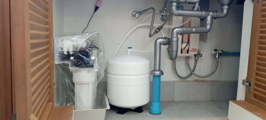 Pearl Residence 49在住のI様宅でのCKMA浄水器設置後の写真