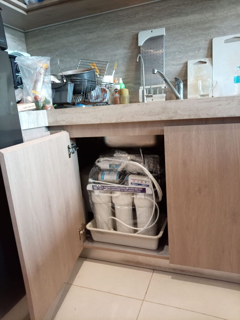 Sky Residence在住のK様宅でのCKMA浄水器設置後の写真