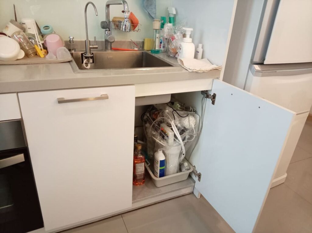 Azure 39在住のI様宅でのCKMA浄水機設置後の写真