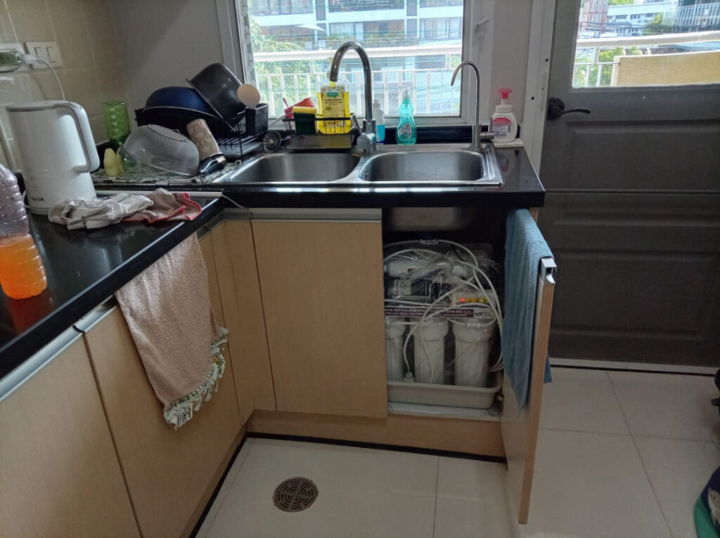 UN RESIDENCE在住のH様宅でのCKMA浄水器設置後の写真