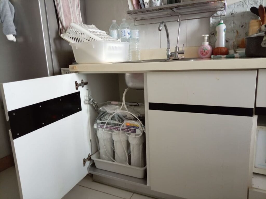 THE PRESIDENT SUKHUMVIT 81在住のF様宅でのCKMA浄水器設置後の写真