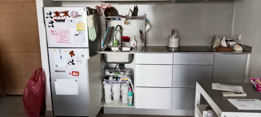 THE LOFT EKKAMAI在住のN様宅でのCKMA浄水器設置後の写真