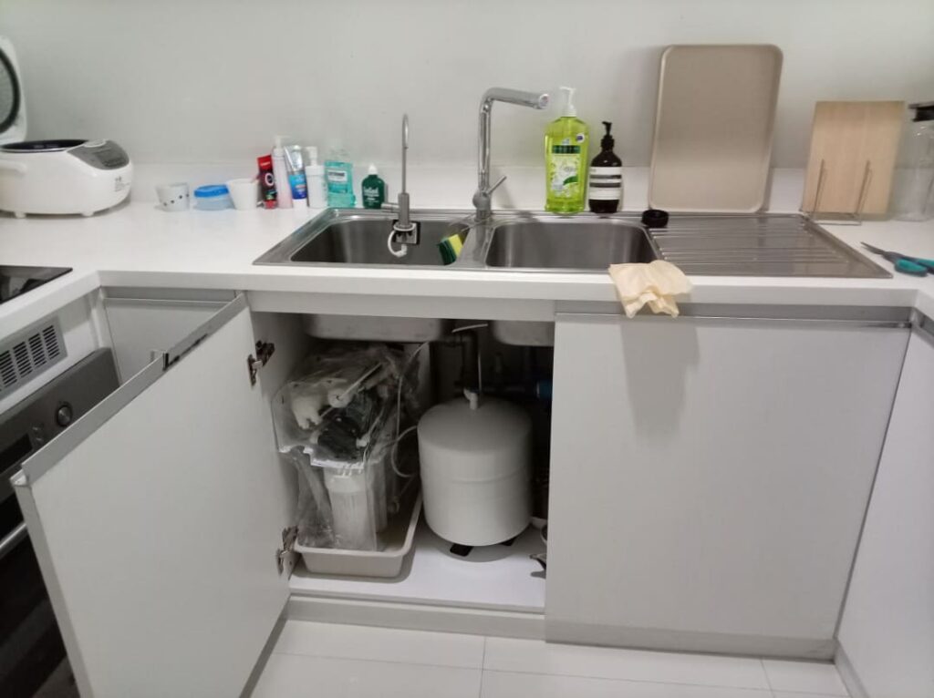 CHANI RESIDENCE在住のY様宅でのCKMA浄水器設置後の写真