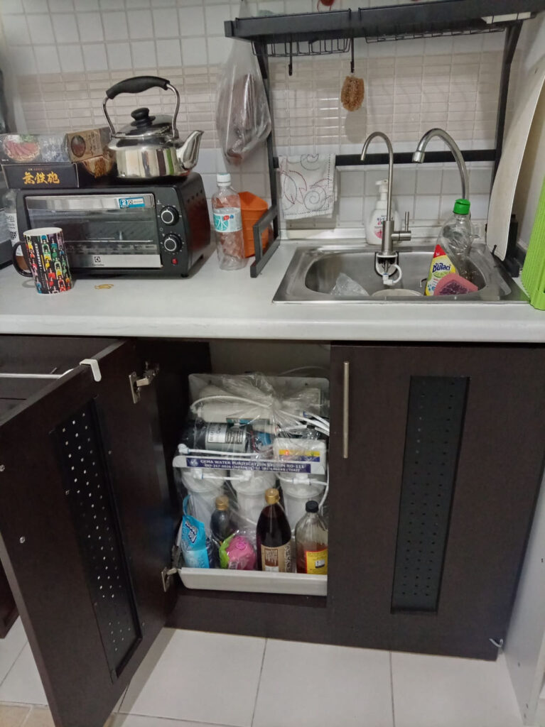 BAAN SARAN NUCH在住のI様宅でのCKMA浄水器設置後の写真