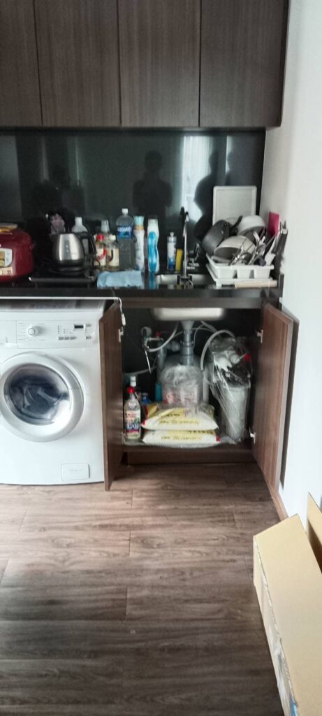 CIVIC HORIZON在住のS様宅でのCKMA浄水器設置後の写真