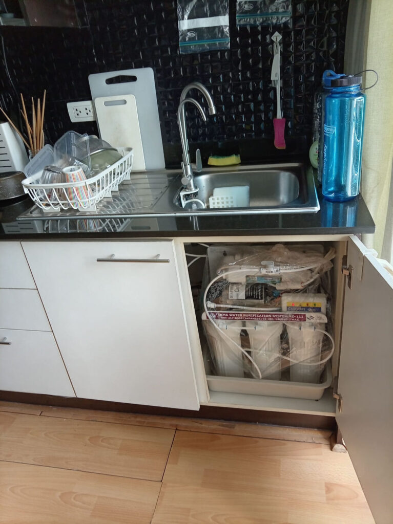 THE AMETHYST在住のY.Y様宅でのCKMA浄水器設置後の写真