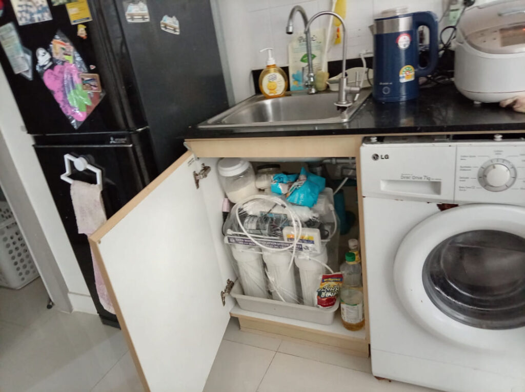 IDEO VERB在住のK様宅でのCKMA浄水器設置後の写真