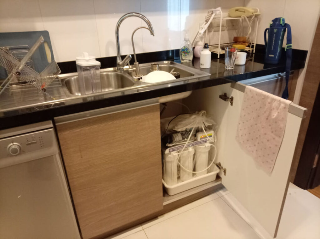 CAPITAL RESIDENCE在住のI様宅でのCKMA浄水器設置後の写真